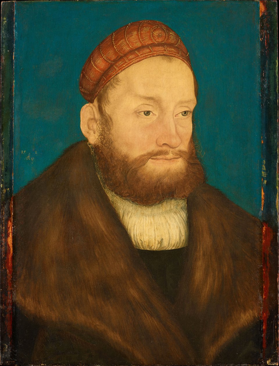 Casimir de Brandebourg Culmbach (1481-1527) - margrabia Kazimierz Brandenburg-Bayreuth, przez Cranacha, Lucas Starszy (1472-1553). Olej na drewnie, po 1524. Wymiar: 37,3x28,5 cm. Muzeum Historii Sztuki, Wiedeń autorstwa Lucas the Elder Cranach
