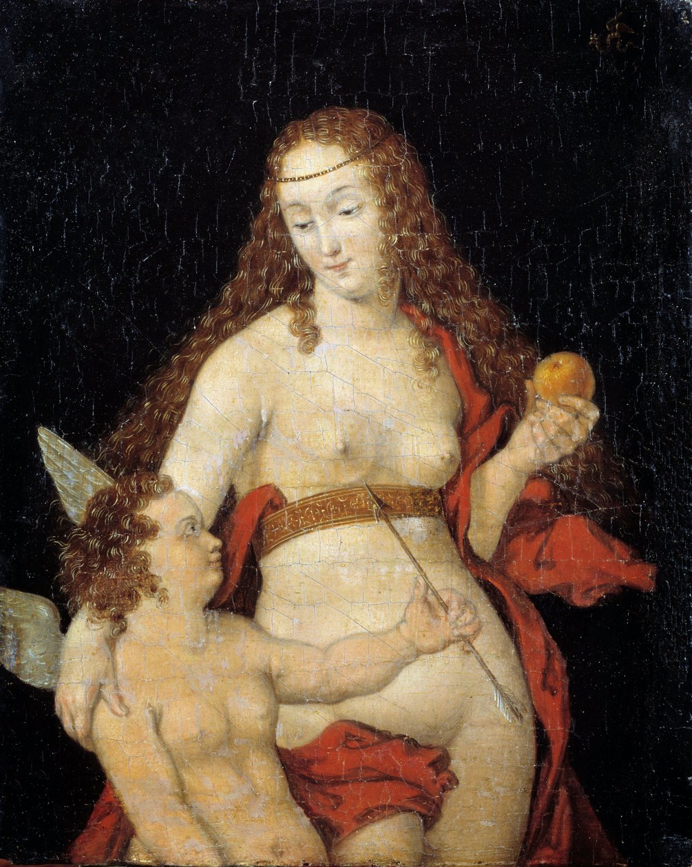 Przyjdź i kochaj. Obraz Lucasa Cranacha (1472-1553) Ec. Wszystko. autorstwa Lucas the Elder Cranach