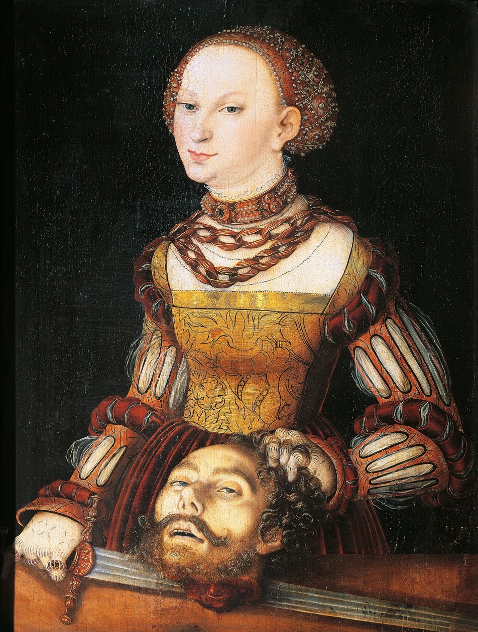Judyta z głową Holofernesa autorstwa Lucas the Elder Cranach