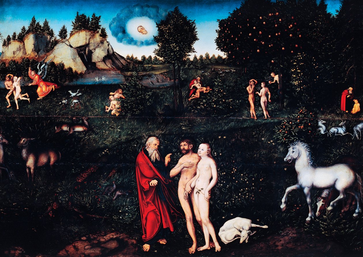 Raj autorstwa Lucas the Elder Cranach