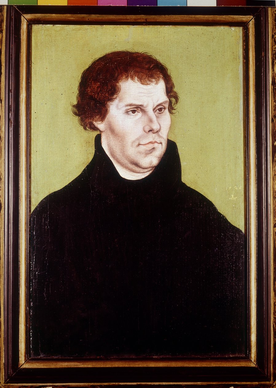 Portret Marcina Lutra (1483 - 1546), obraz Carnach autorstwa Lucas the Elder Cranach