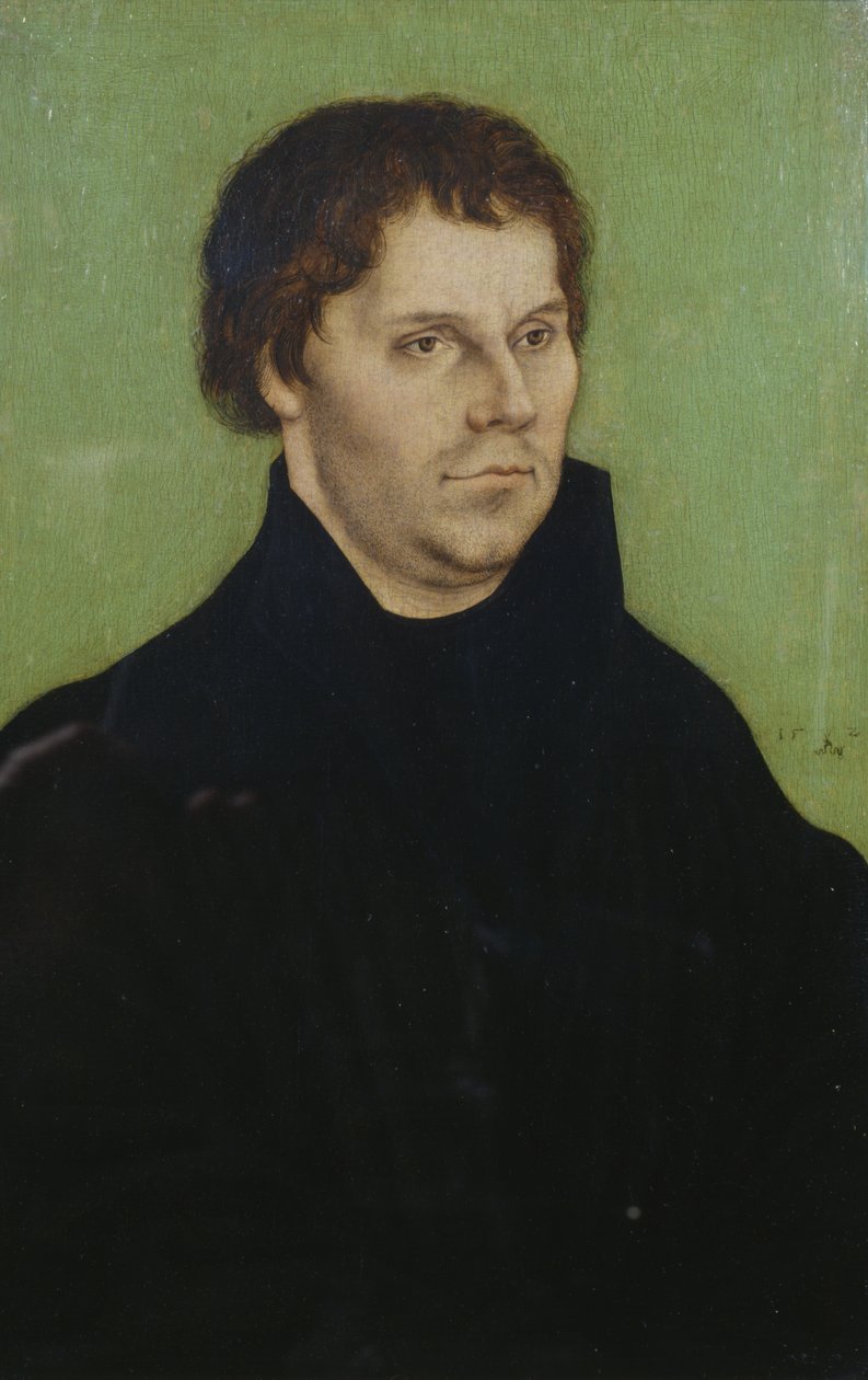 Portret Marcina Lutra autorstwa Lucas the Elder Cranach