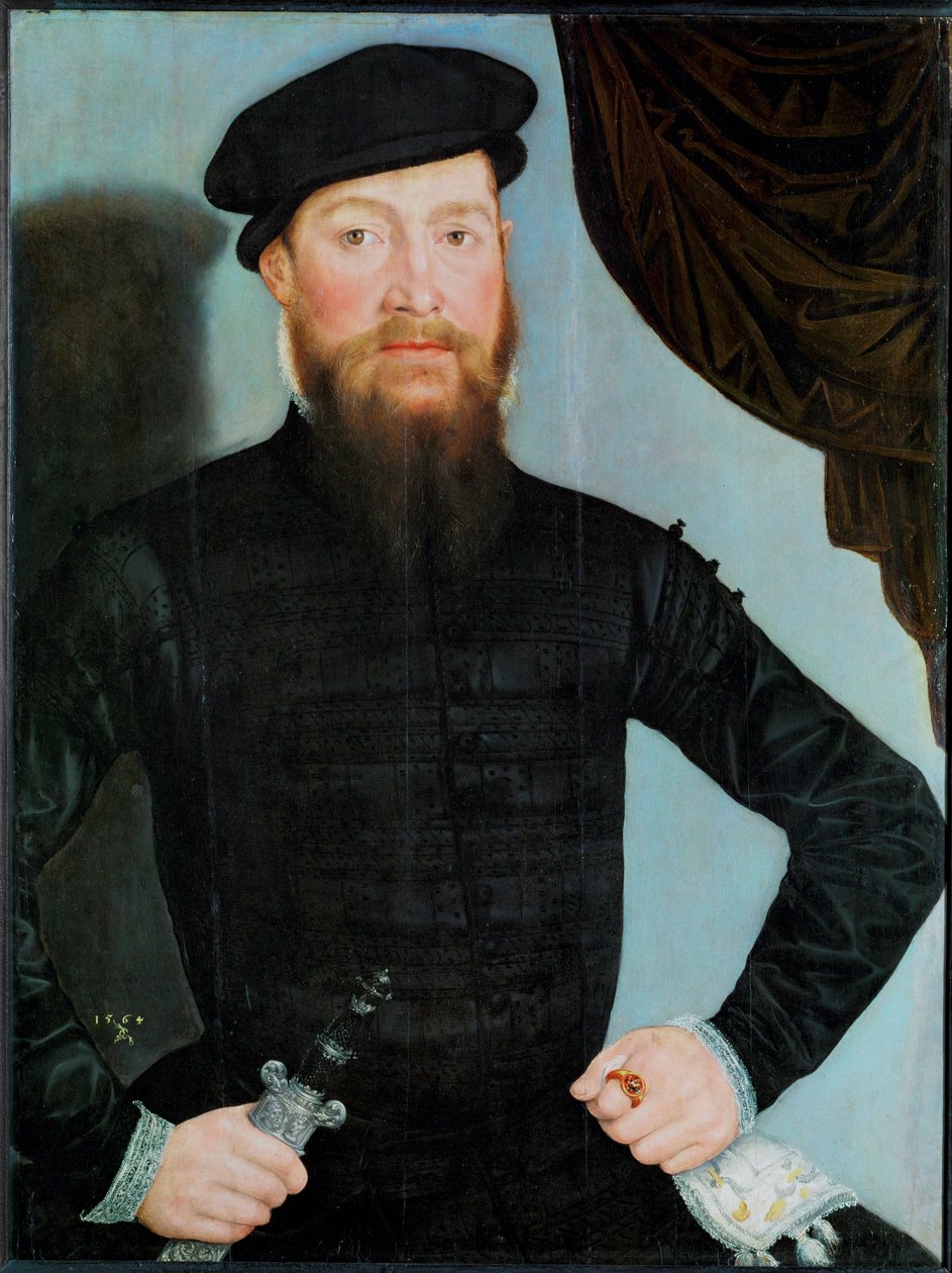 Portret mężczyzny autorstwa Lucas the Younger Cranach