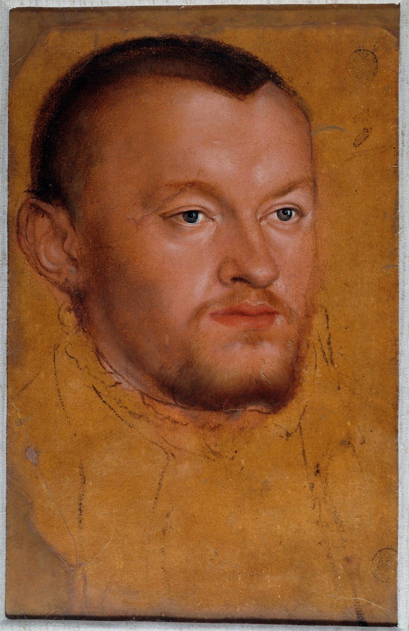 Portret księcia Augusta Saksonii. August I Saksonii, znany jako Pobożny autorstwa Lucas the Younger Cranach
