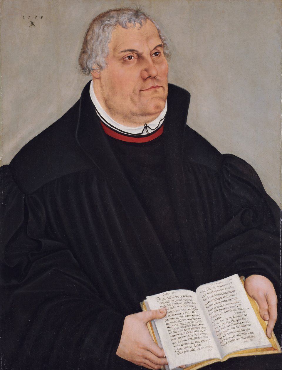 Portret Marcina Lutra autorstwa Lucas the Younger Cranach