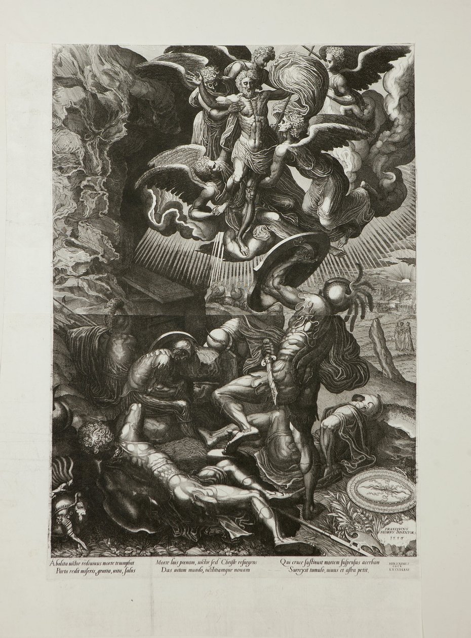 Zmartwychwstanie Chrystusa autorstwa Lucas van Doetecum