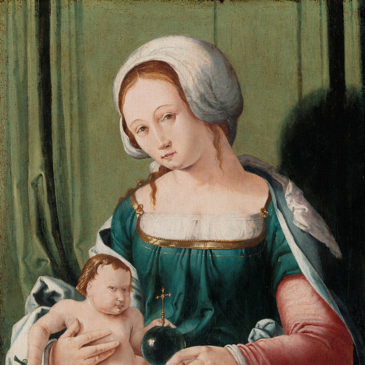 Dziewica i Dziecko Madonna z Dzieciątkiem autorstwa Lucas van Leyden (attributed to)