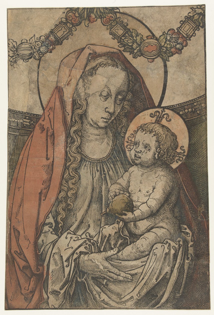 Maryja z dzieckiem autorstwa Lucas van Leyden (circle of)