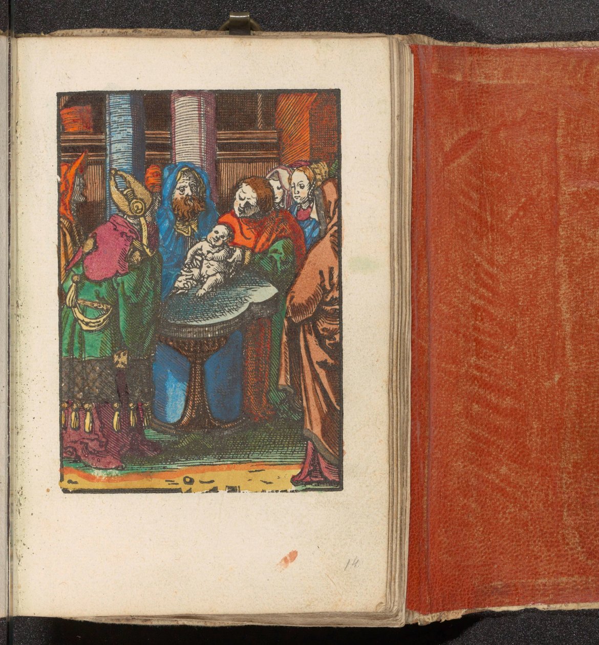 Obrzezanie Chrystusa Głupia pasja (tytuł serii) autorstwa Lucas van Leyden (workshop of)