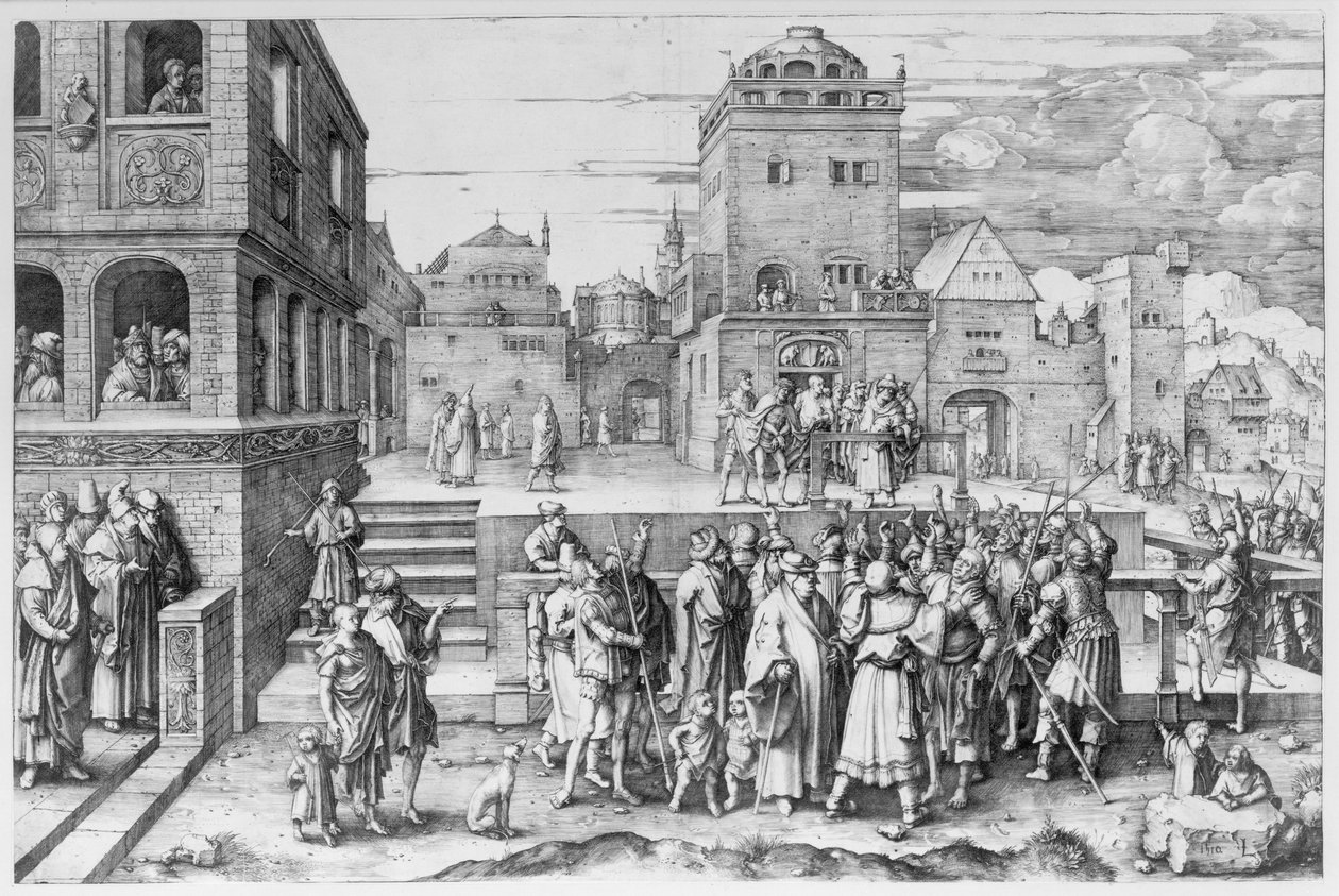 Wielkie Ecce Homo autorstwa Lucas van Leyden
