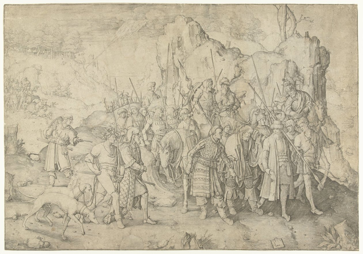 Nawrócenie Pawła autorstwa Lucas van Leyden