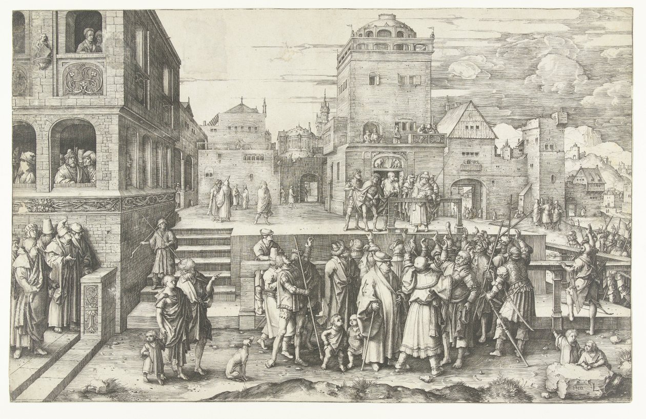 Wielki Ecce Homo autorstwa Lucas van Leyden