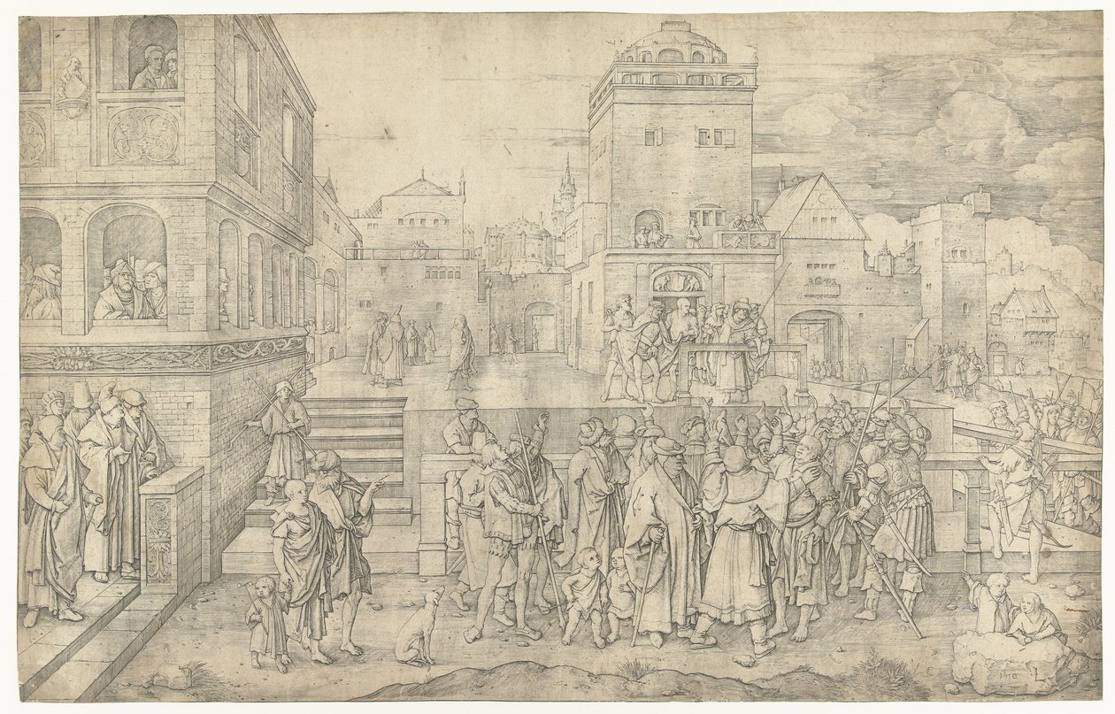 Wielki Ecce Homo autorstwa Lucas van Leyden