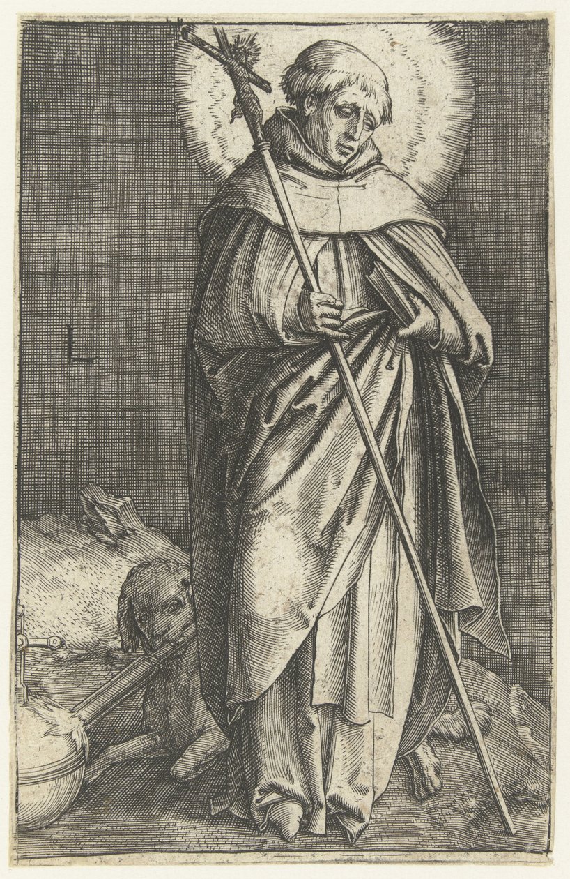 Święty Dominik autorstwa Lucas van Leyden
