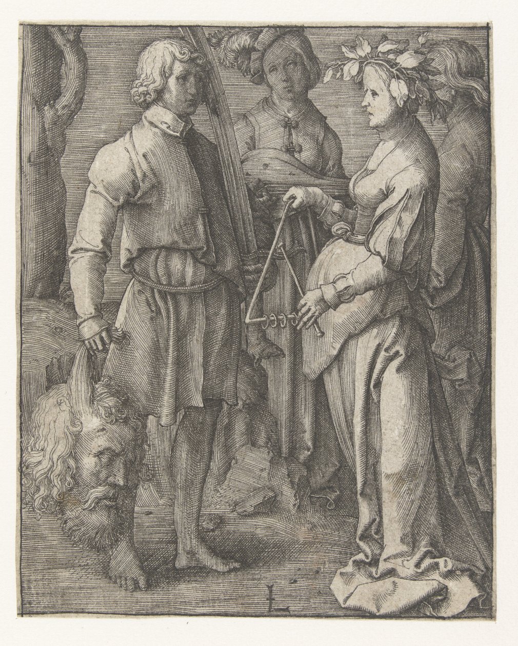 W triumfie idź David autorstwa Lucas van Leyden