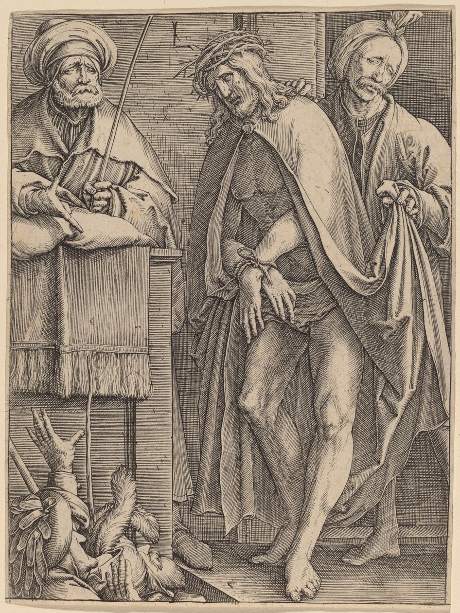 Spójrz na mężczyznę autorstwa Lucas van Leyden
