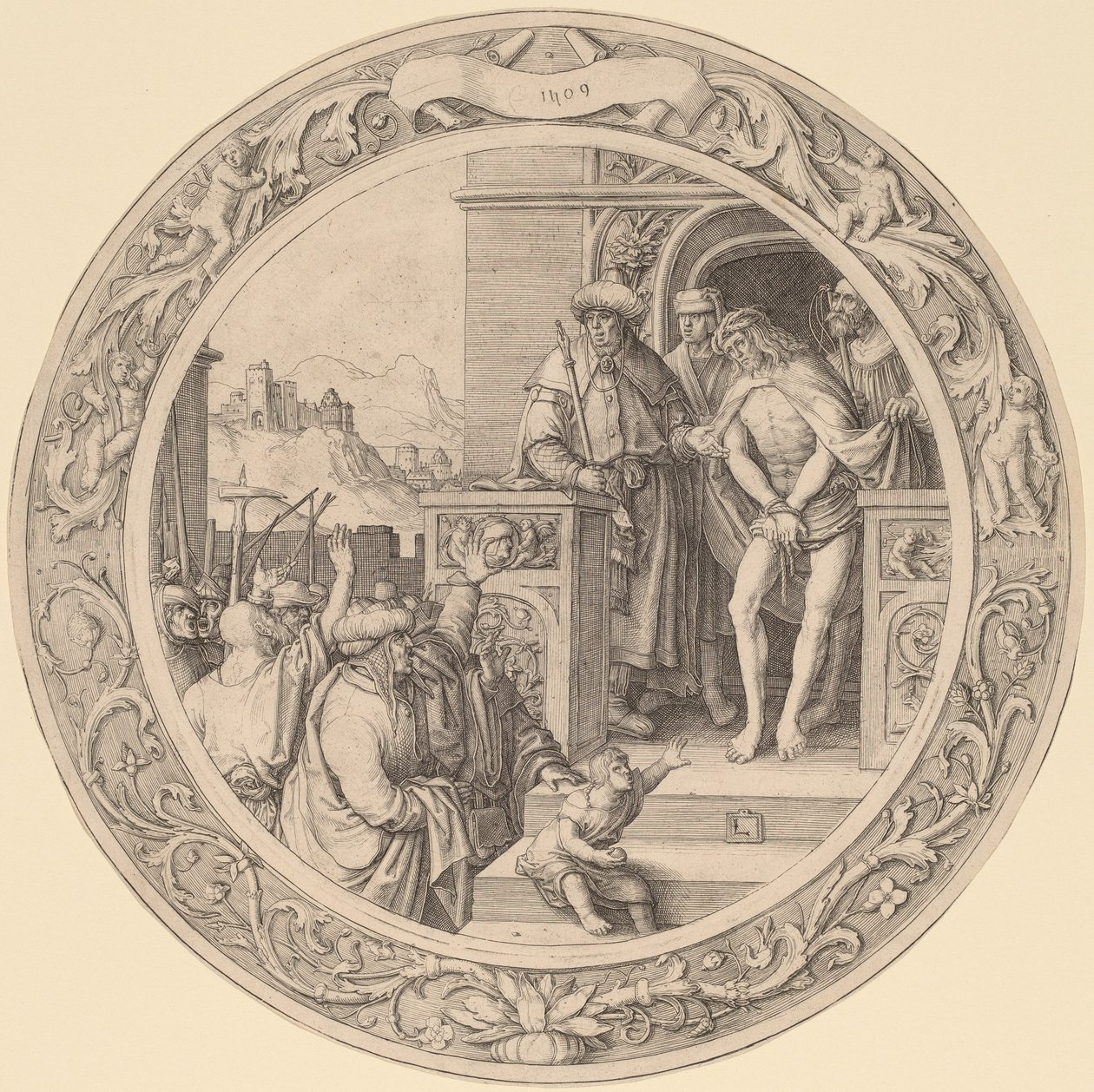 Spójrz na mężczyznę autorstwa Lucas van Leyden