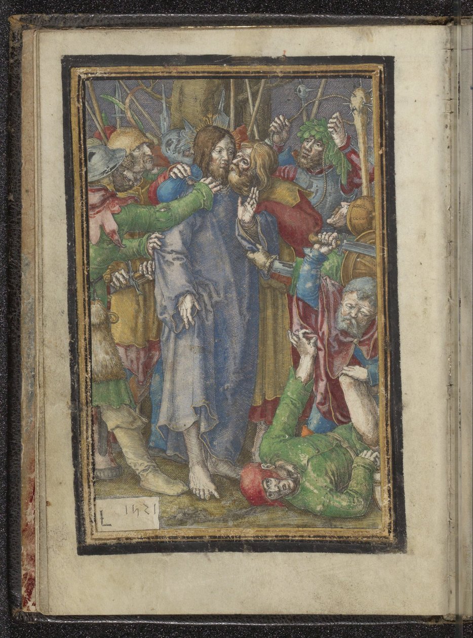 Niewola Chrystusa Męka Chrystusa (tytuł serii) autorstwa Lucas van Leyden