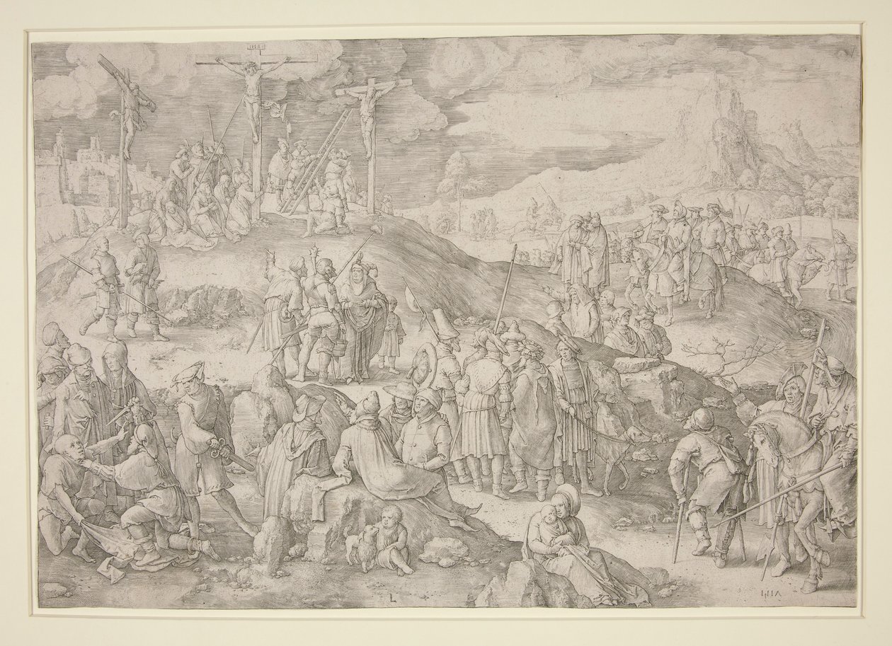 Golgota (Wielka Kalwaria) autorstwa Lucas van Leyden