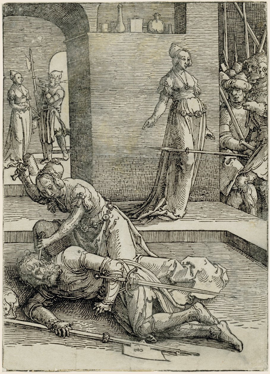 Jael zabija Siserę autorstwa Lucas van Leyden