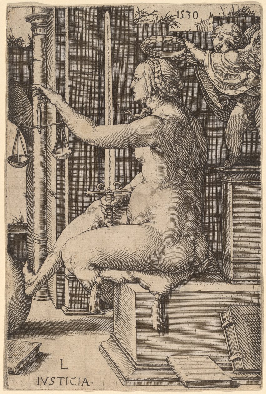 sprawiedliwość autorstwa Lucas van Leyden