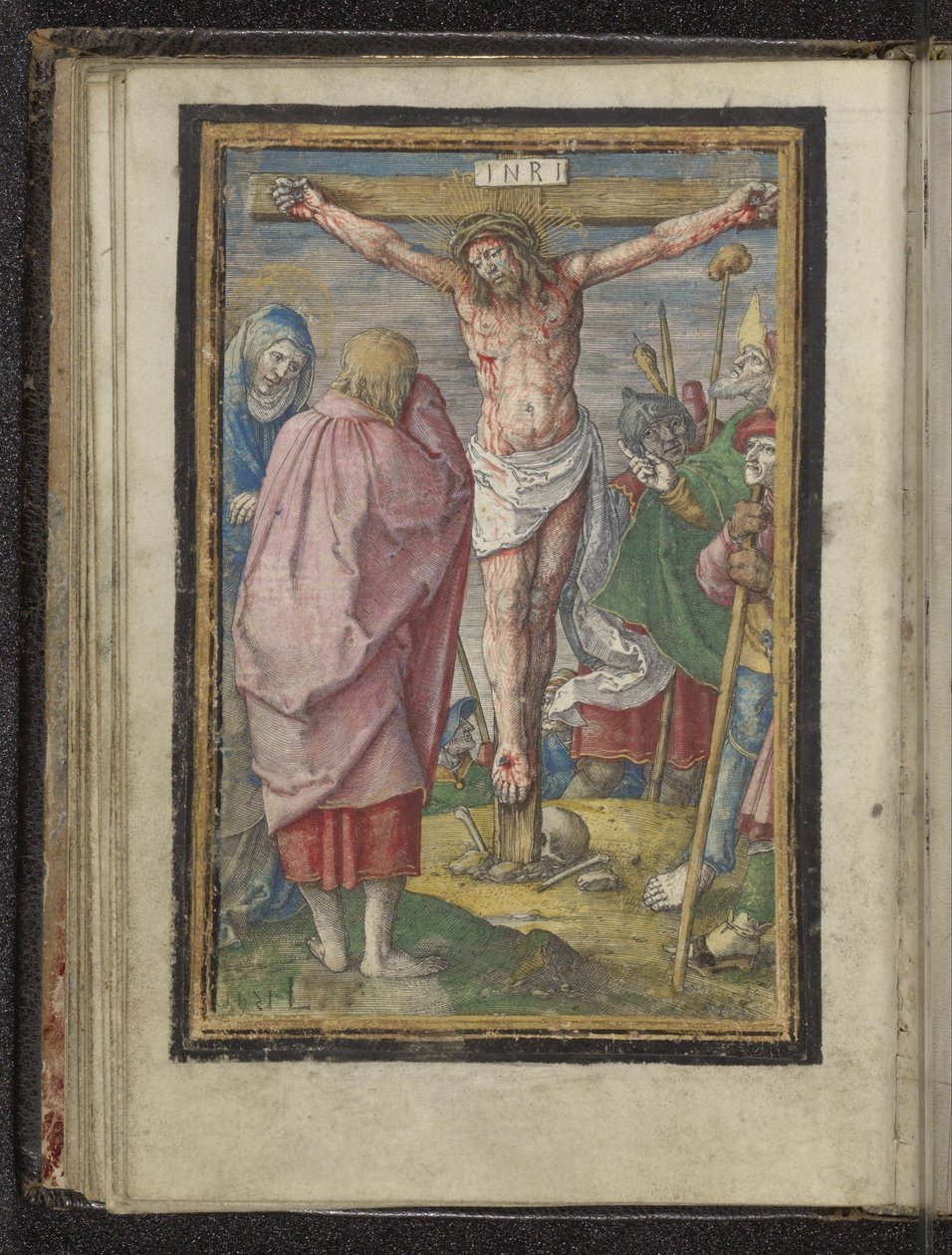 Ukrzyżowanie Chrystusa Męka Chrystusa (tytuł serii) autorstwa Lucas van Leyden