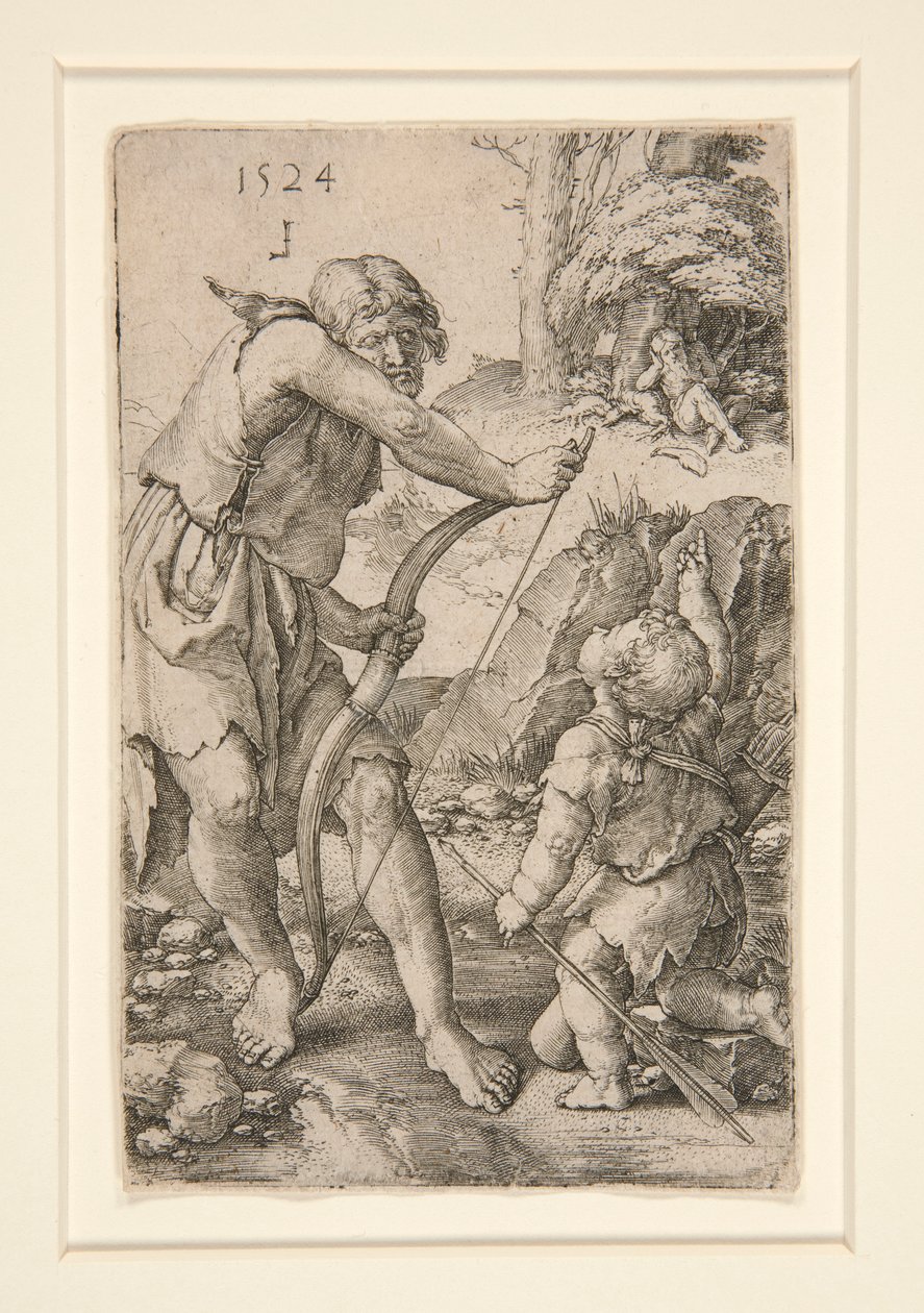 Lamech i Kain autorstwa Lucas van Leyden