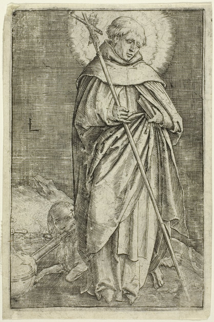 Święty Dominik autorstwa Lucas van Leyden