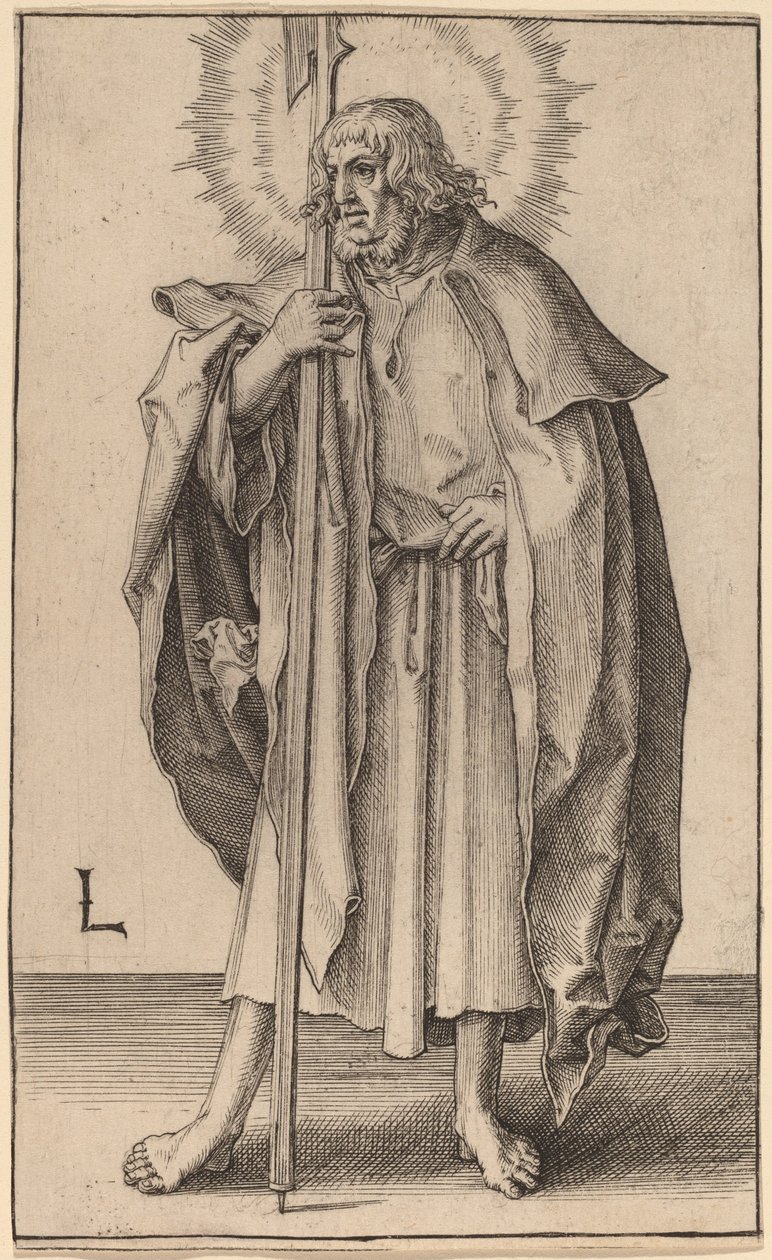 Św. Mateusz autorstwa Lucas van Leyden
