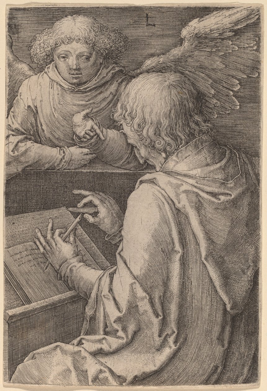 Św. Mateusz autorstwa Lucas van Leyden