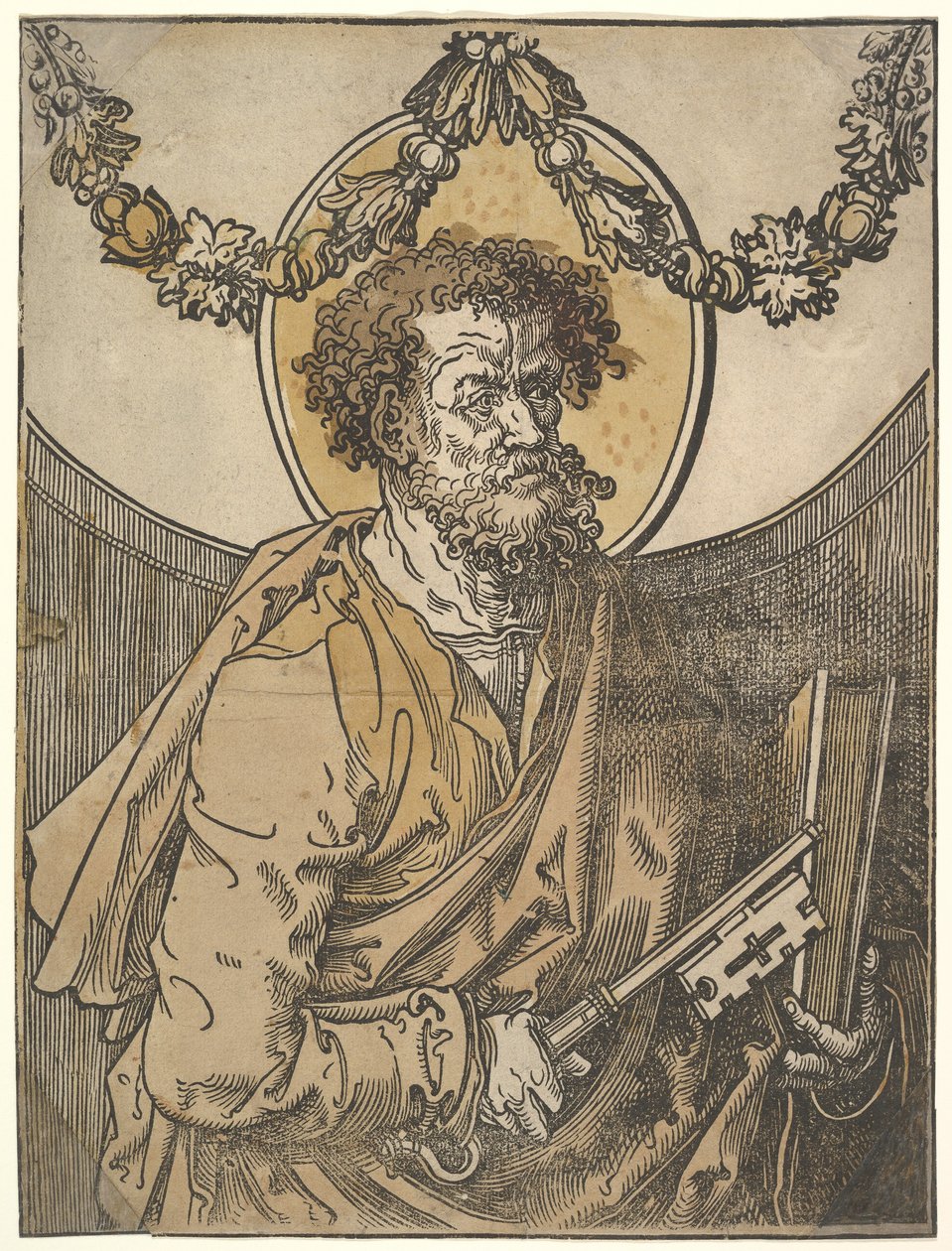 Święty Piotr, 1515. autorstwa Lucas van Leyden