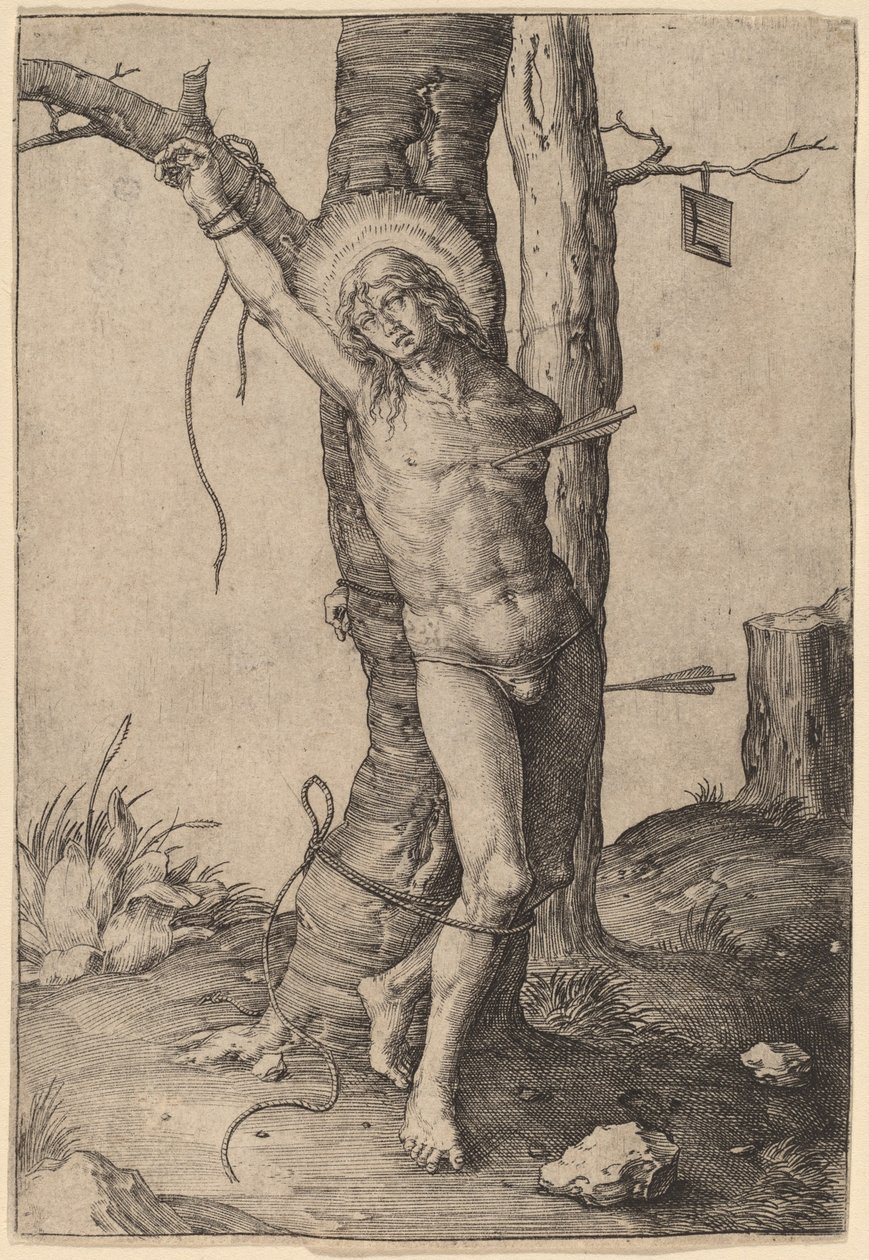 Św. Sebastian autorstwa Lucas van Leyden