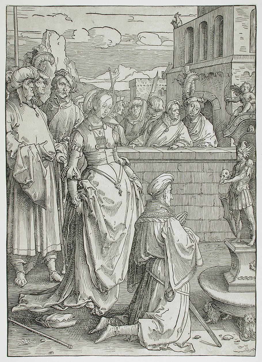 Bałwochwalstwo Salomona autorstwa Lucas van Leyden