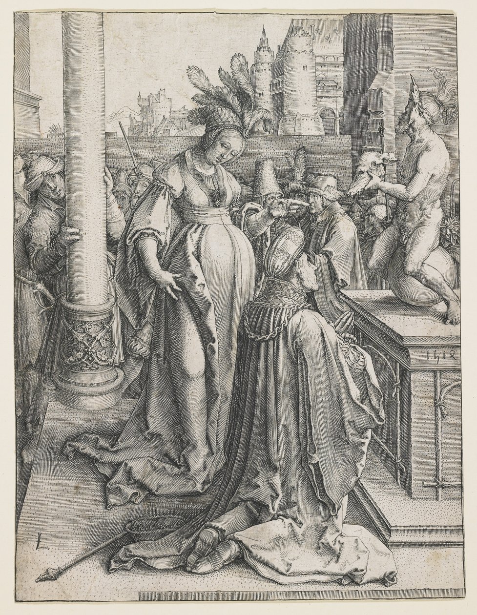 Bałwochwalstwo Salomona autorstwa Lucas van Leyden