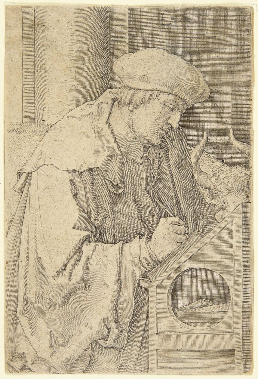 Święty Łukasz autorstwa Lucas van Leyden