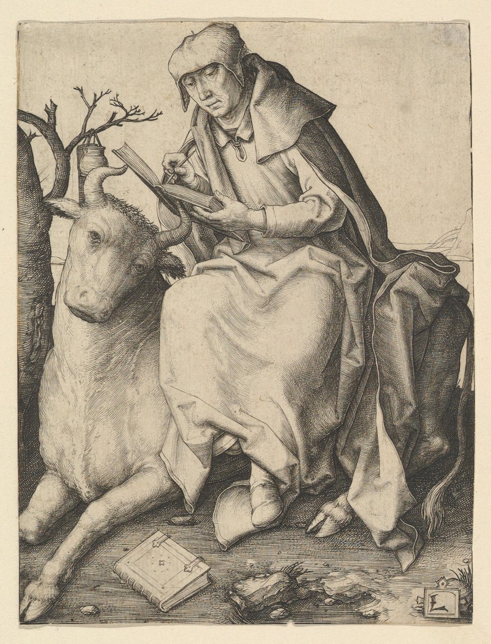 Św. Łukasza, ca. 1508. autorstwa Lucas van Leyden