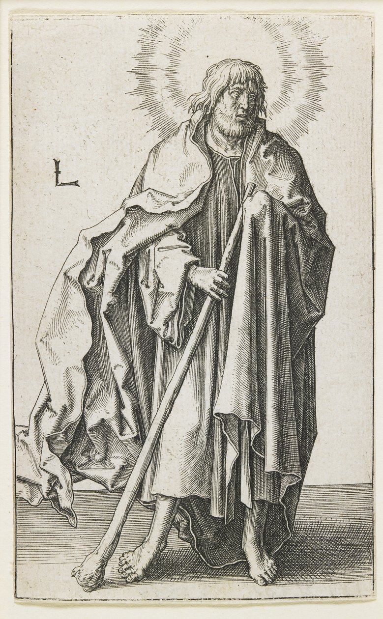 Św. Tadeusza, 1510 r. autorstwa Lucas van Leyden
