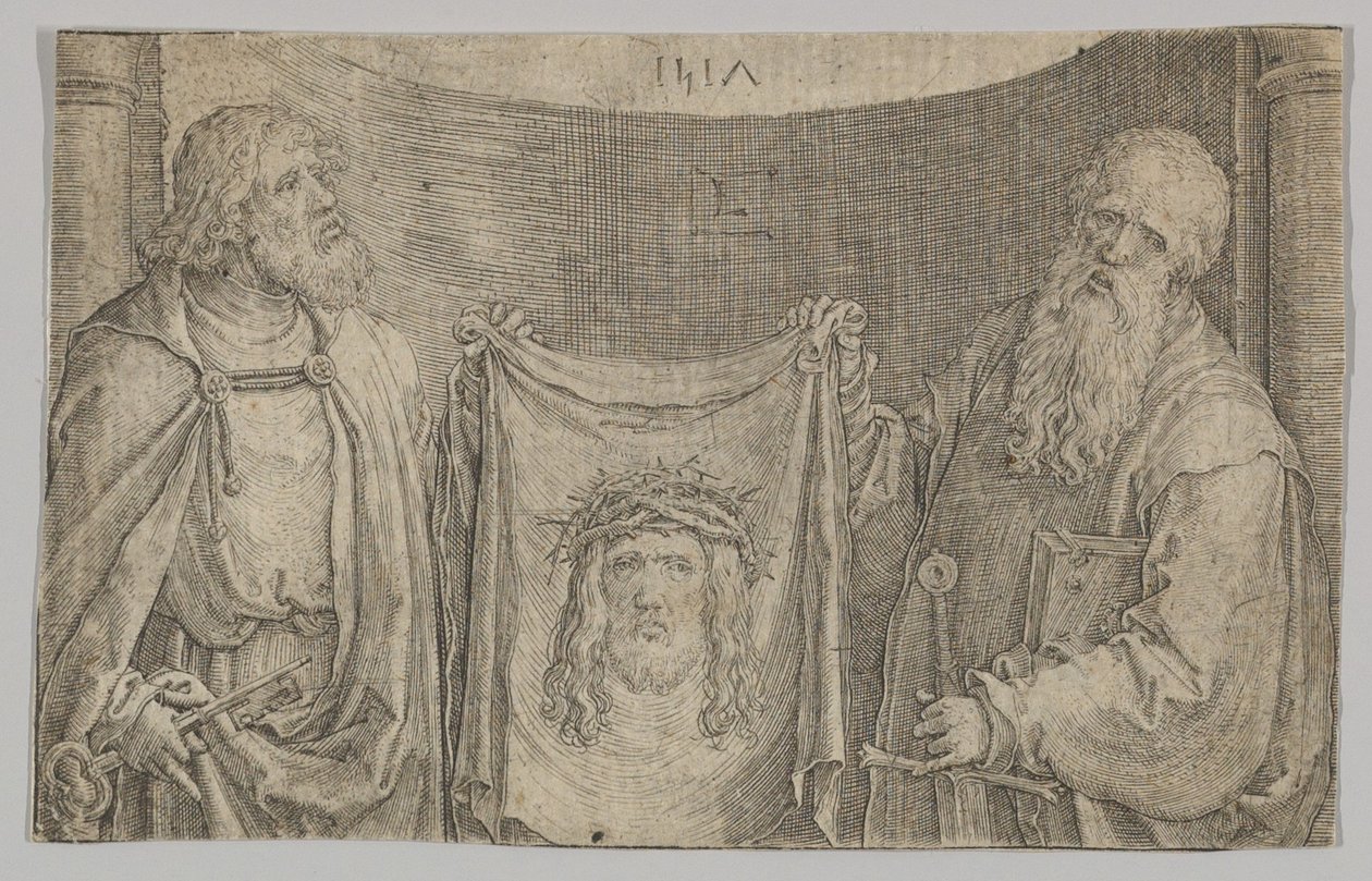 św. Piotr i Paweł z Vernicle, 1517. autorstwa Lucas van Leyden
