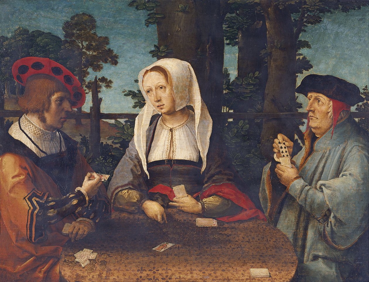 Gracze w karty autorstwa Lucas van Leyden