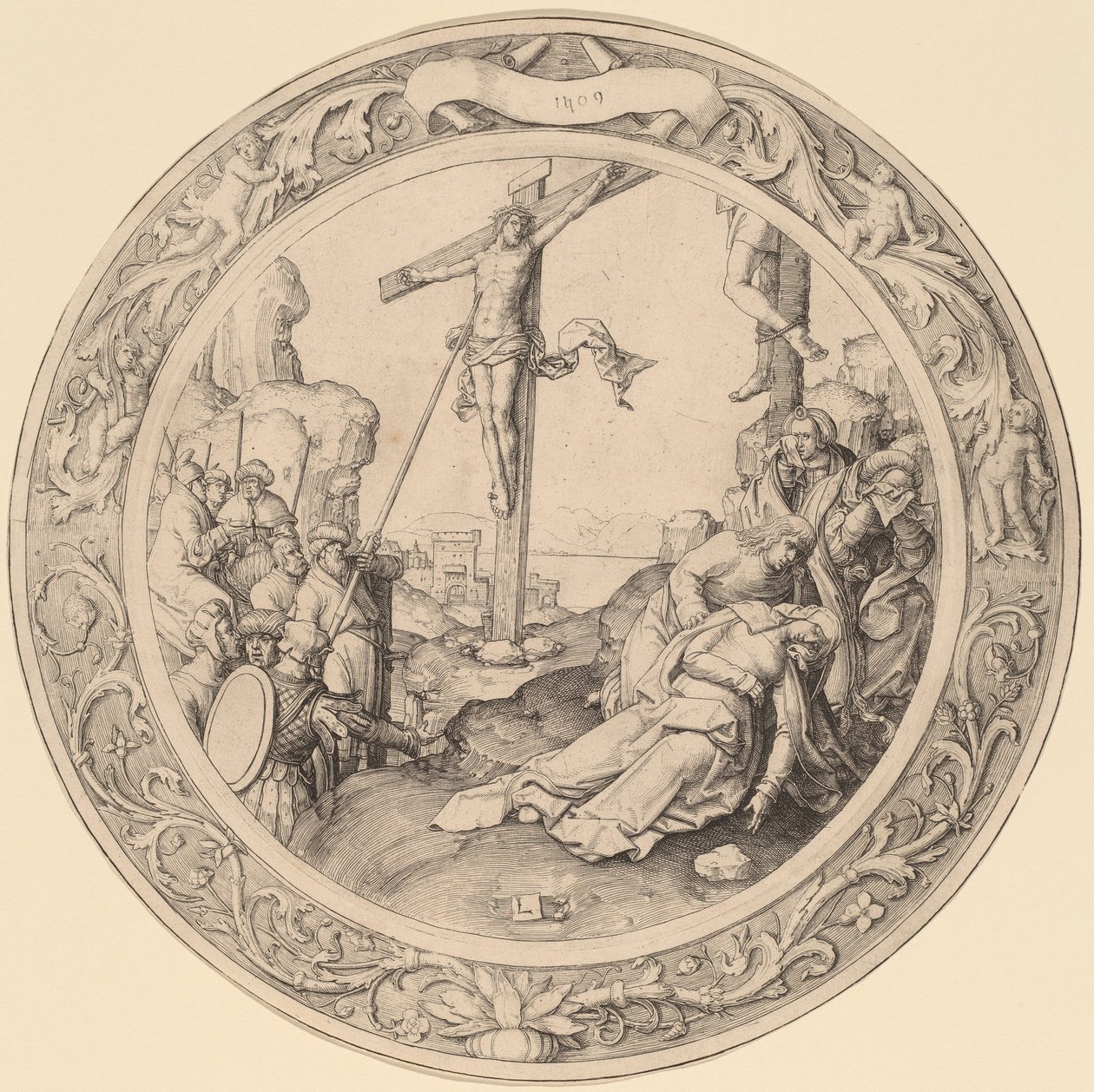 Ukrzyżowanie autorstwa Lucas van Leyden
