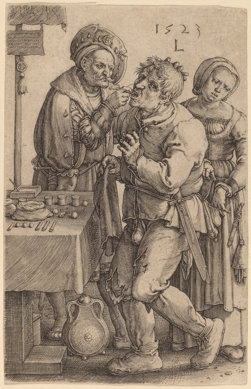 Dentysta autorstwa Lucas van Leyden