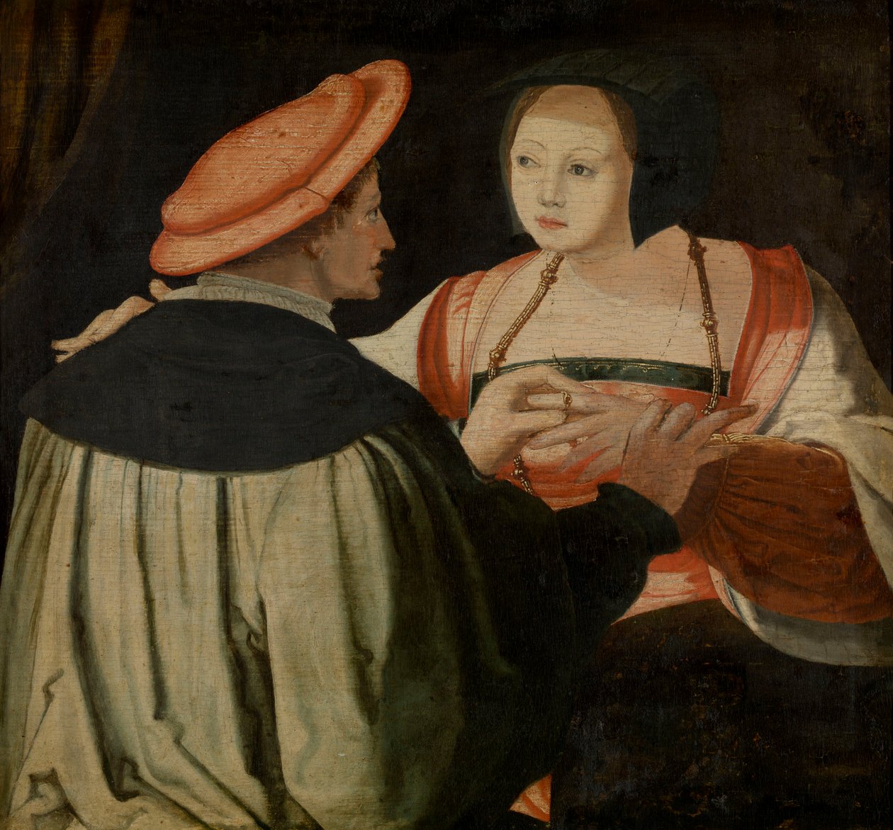Zaręczyny autorstwa Lucas van Leyden