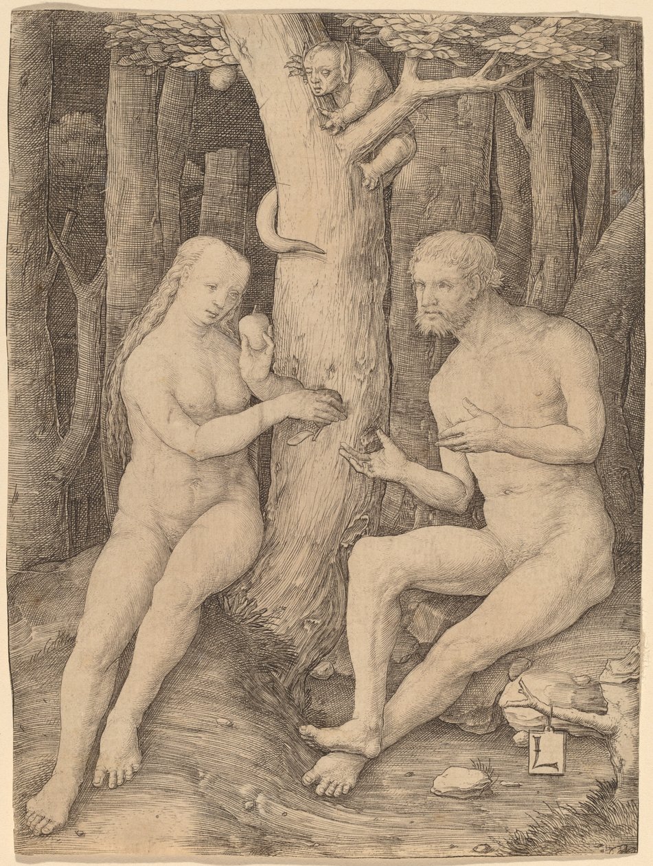Upadek człowieka autorstwa Lucas van Leyden