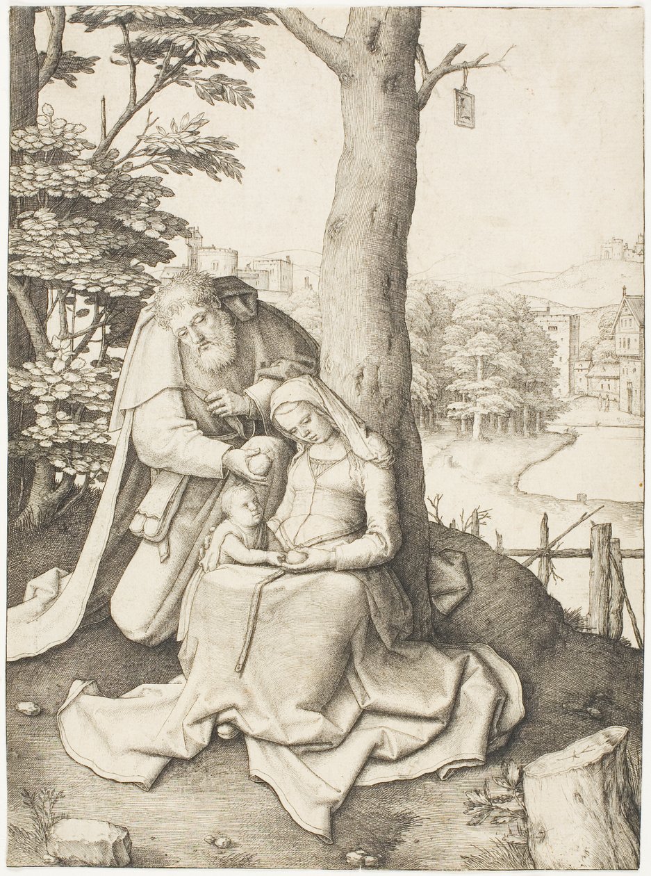 Święta Rodzina autorstwa Lucas van Leyden