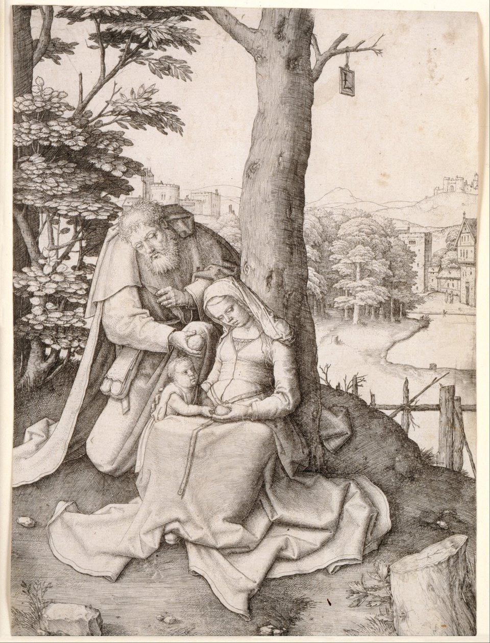 Święta Rodzina autorstwa Lucas van Leyden