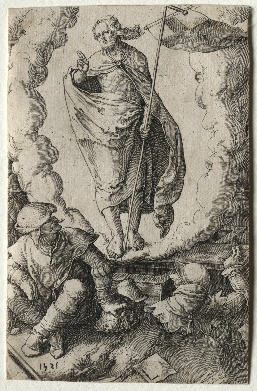 Pasja: Zmartwychwstanie autorstwa Lucas van Leyden