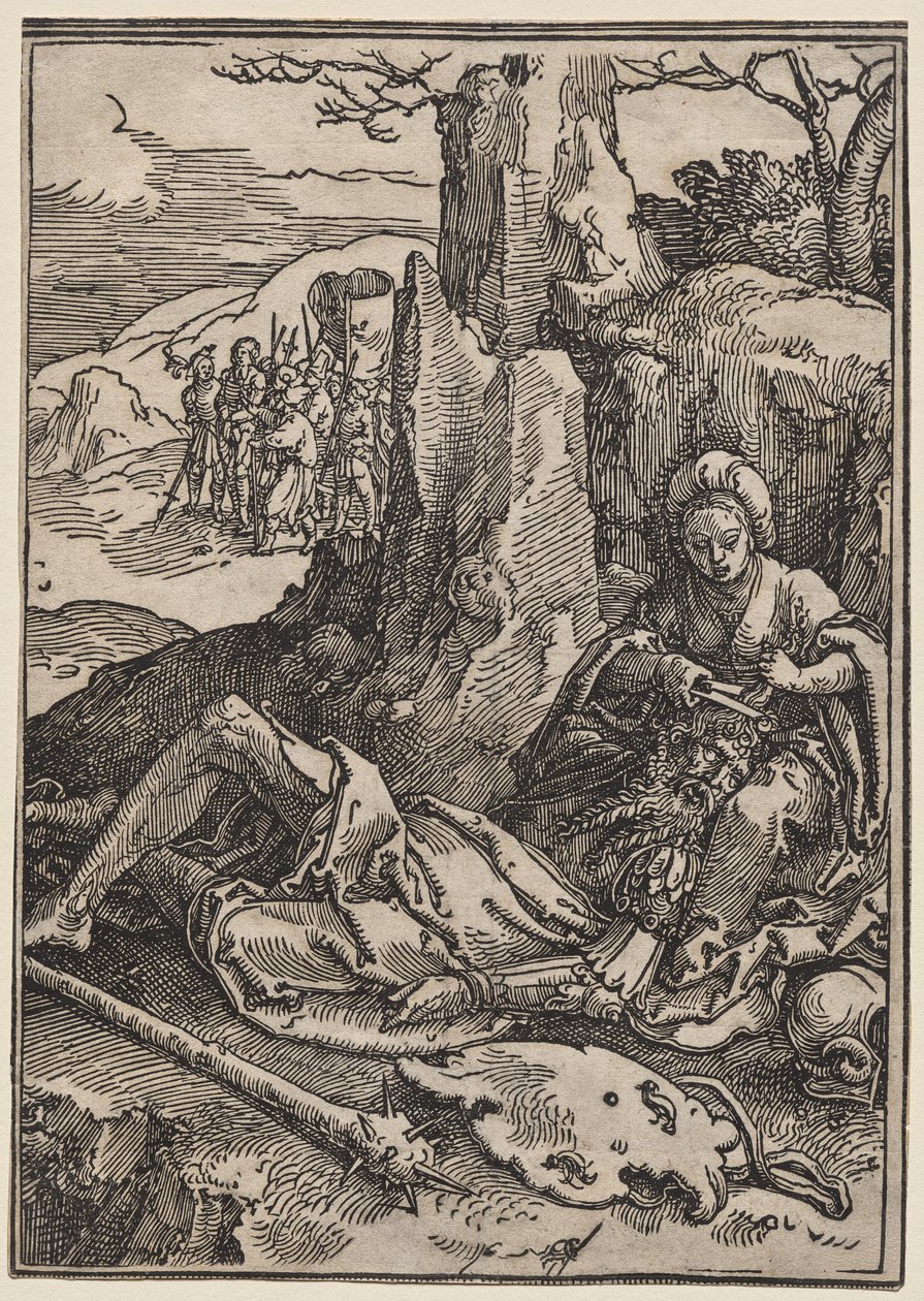 Siła kobiet: Samson i Dalila autorstwa Lucas van Leyden