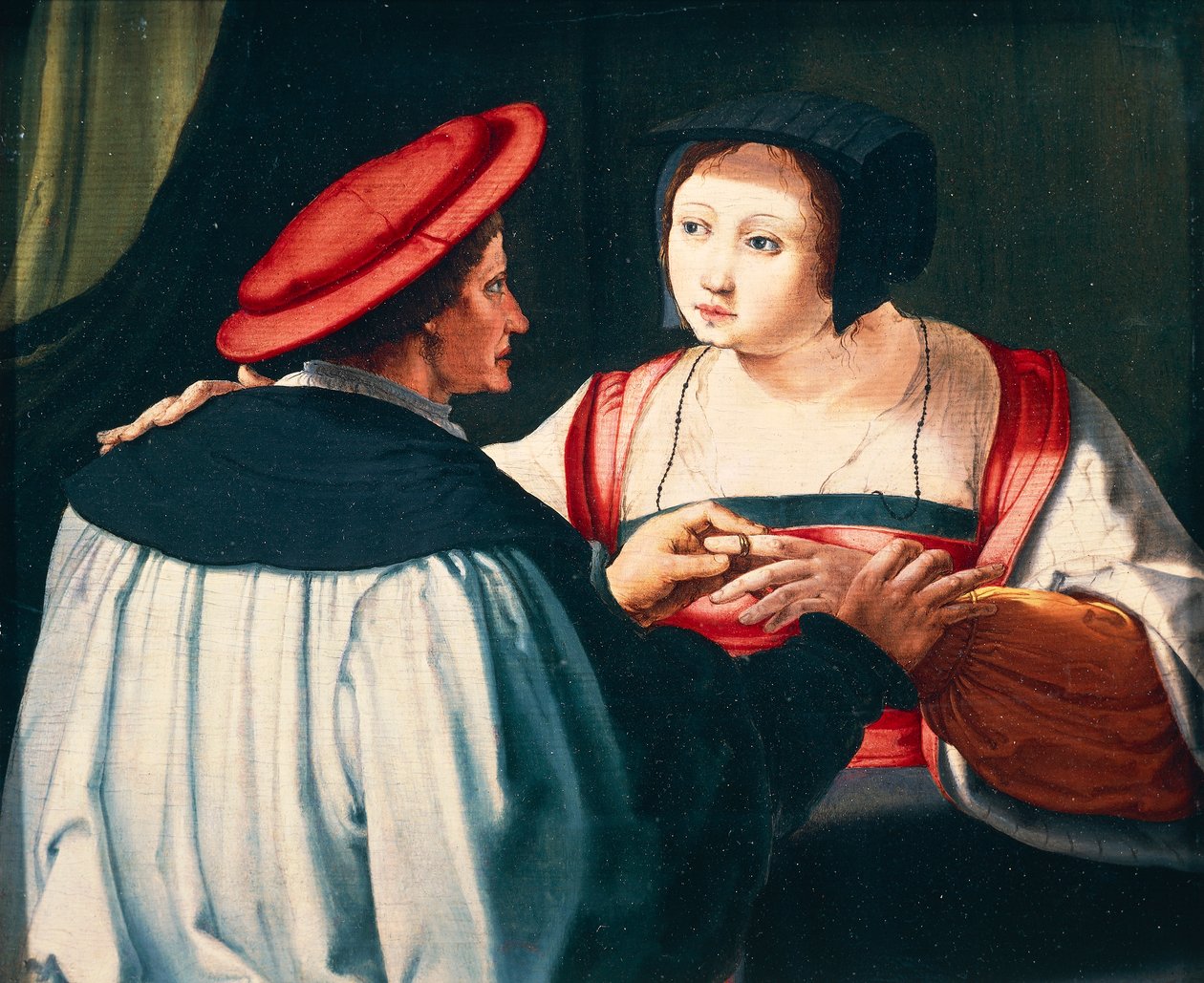 Zaręczyny autorstwa Lucas van Leyden