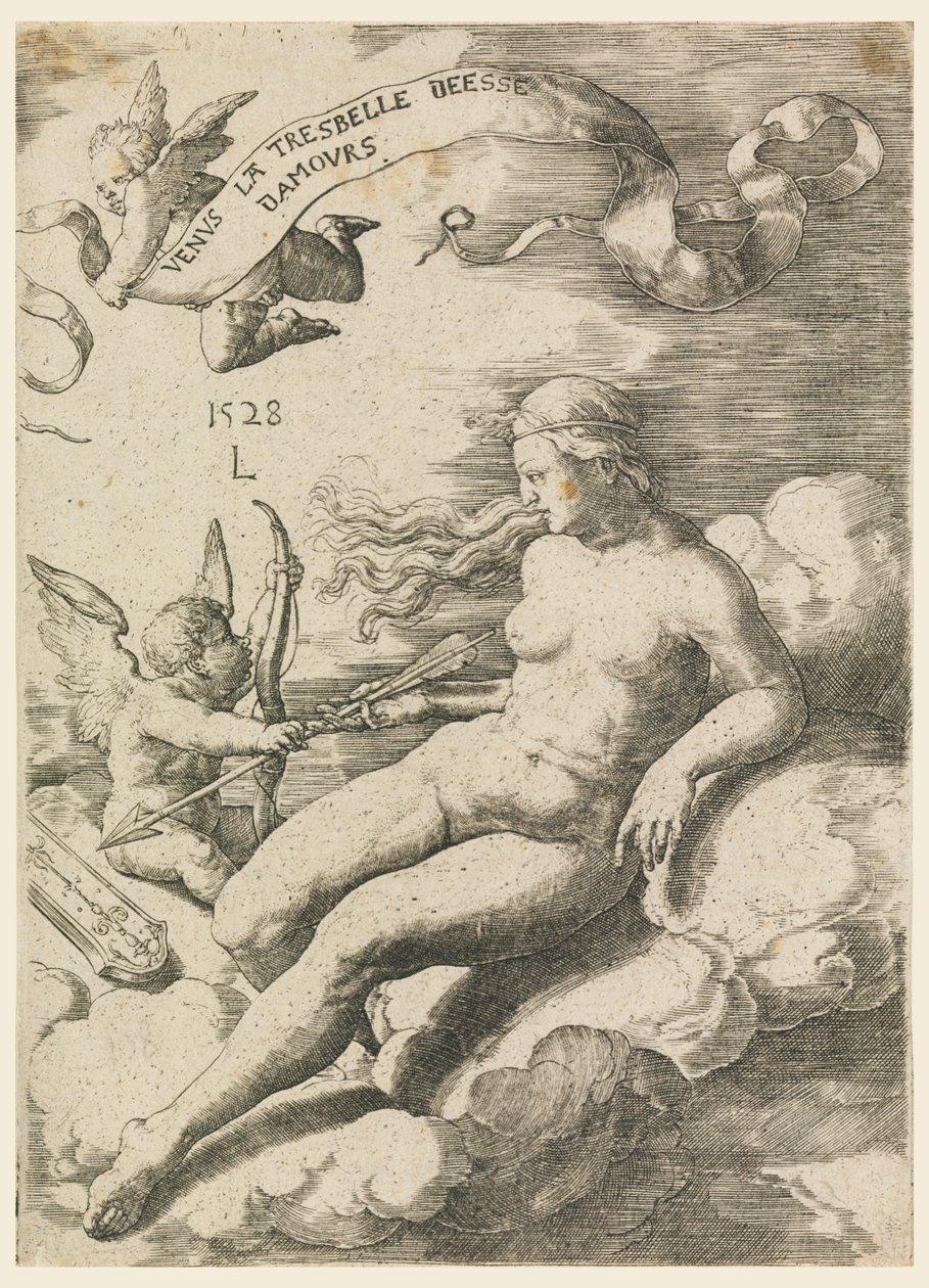 Wenus i Kupidyn autorstwa Lucas van Leyden