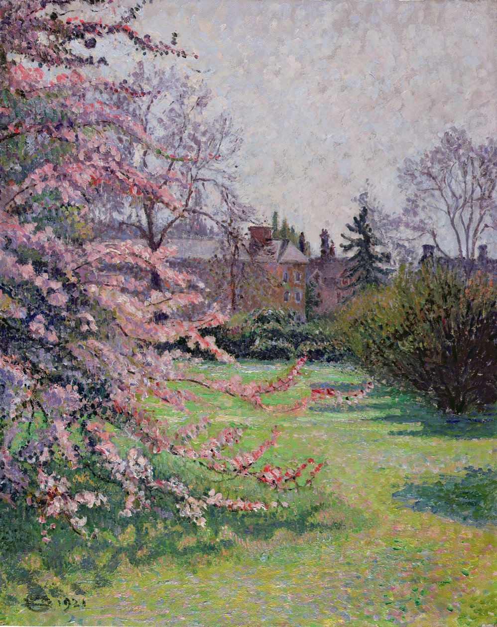Kwiat japońskiego kraba, Kew, 1921 autorstwa Lucien Pissarro